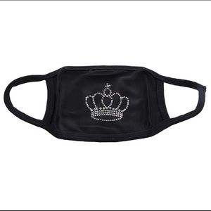 Tiara rhinestone fashion mask